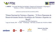 Forum Nacional de Turismo e Esportes